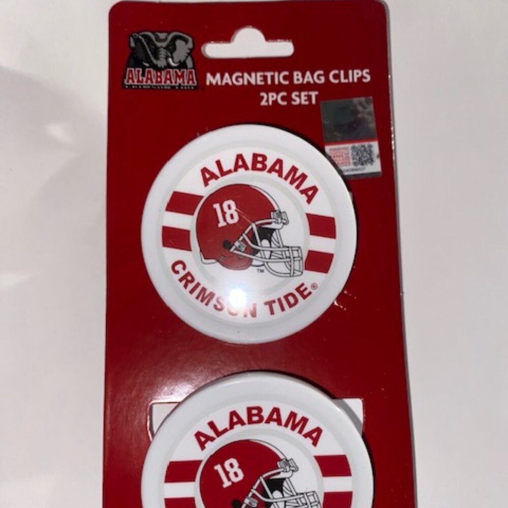 ALABAMA MAGNETIC BAG CLIPS 2pc SET